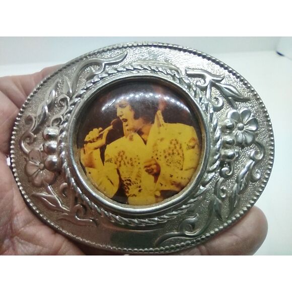Elvis Presley Vintage Belt Buckle - Picture 1 of 12
